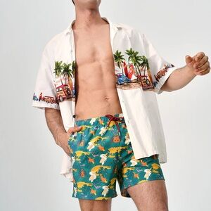 NWT MEN’s Eubi signature swim short (Stretchy) size XL (36-37)